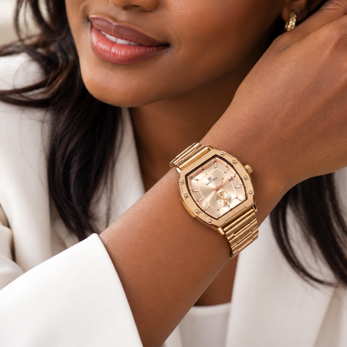 MONTRE FEMME NAVIFORCE ROSE GOLD WATCH NF9272S