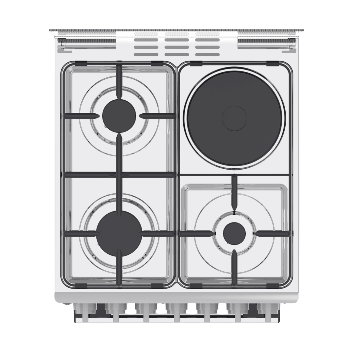 Haier 3 Gas + 1 Electric 60×60 Cooker with Electric Oven – HRE6313CDRSS