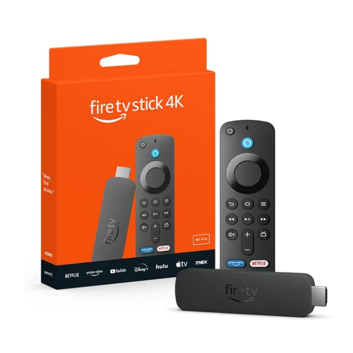 Amazon 4K Fire TV Stick With alexa voice remote, Dolby Atmos