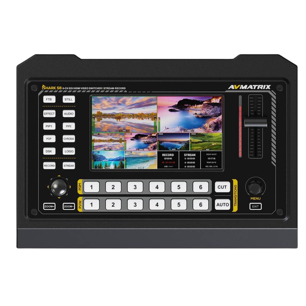 Shark S6 6 Channel HDMI/SDI Video Switcher For Multi-camera Live Production