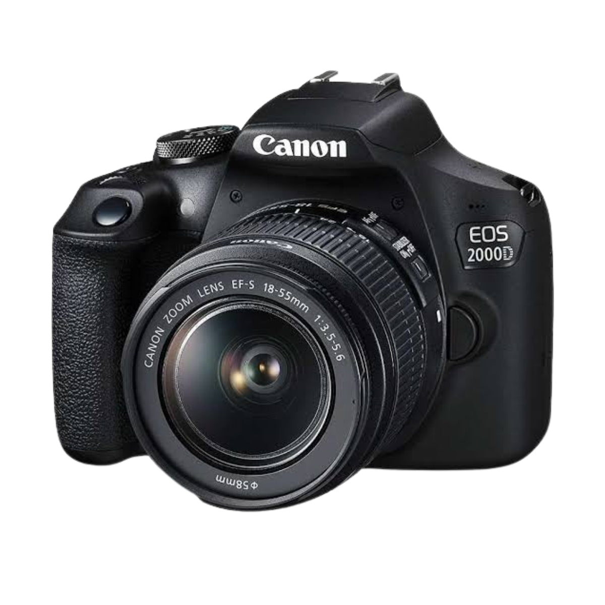 Canon EOS 2000D DSLR Camera with EF-S 18-55mm III Lens, 24.1 MP