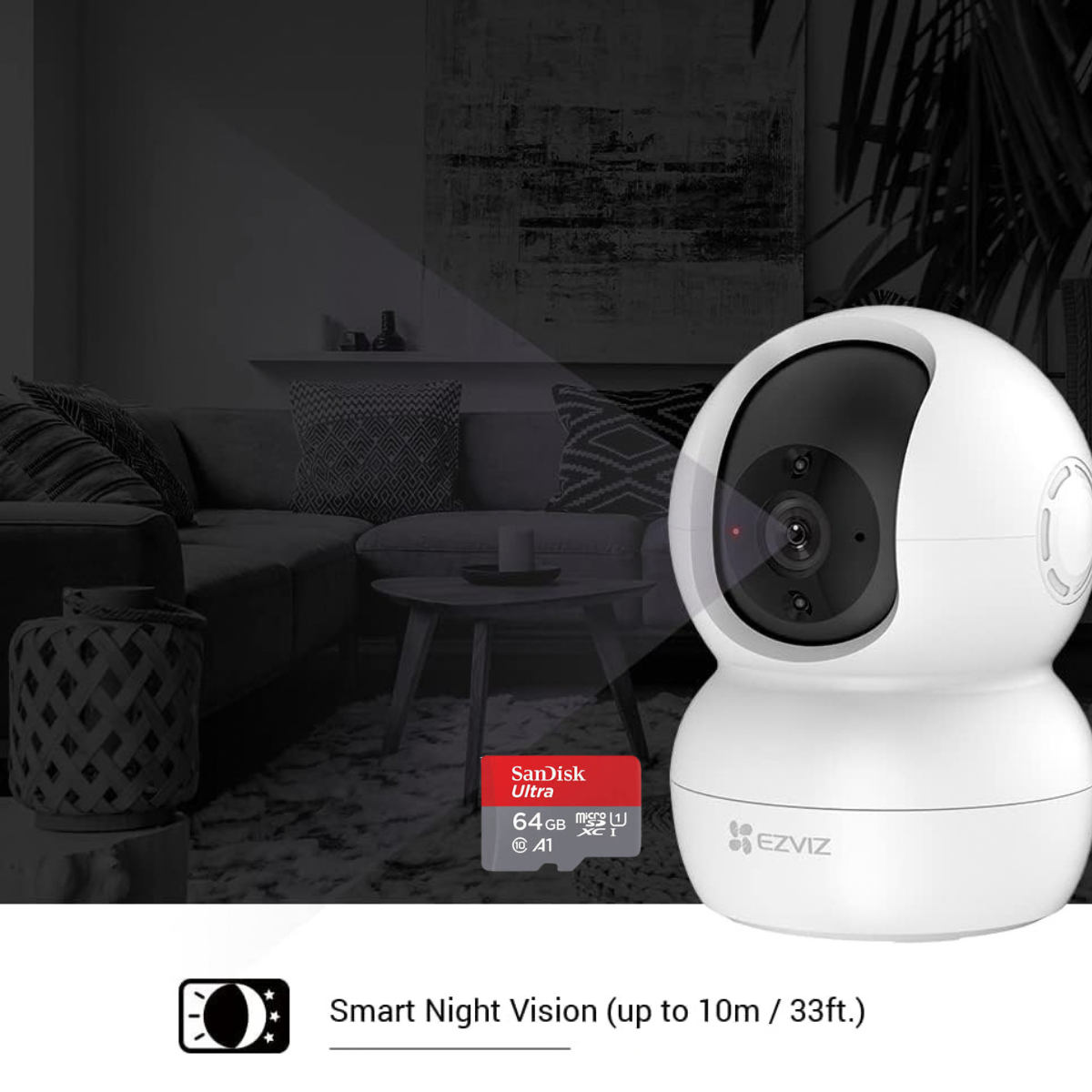EZVIZ TY2 1080p Smart Wi-Fi Pan & Tilt Camera