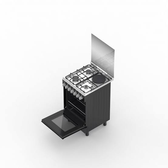 Haier HRE6313CDRSS 60cm 3+1 Cooker with Electric Oven