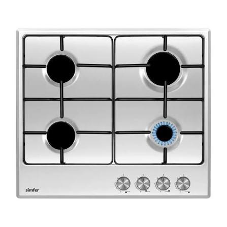 Haier M64CT2X 4-Burner Built-In Gas Hob – Silver