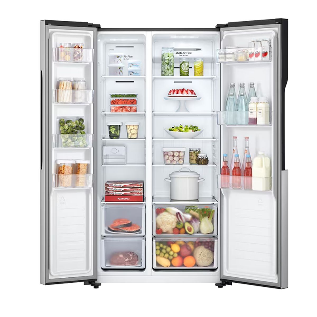 LG 519L Side by Side Refrigerator Smart Inverter Compressor GCFB507PQAM