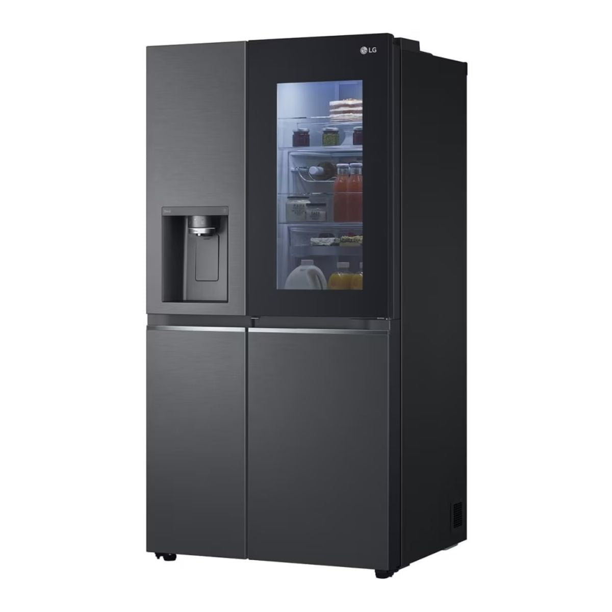 Lg 635Litres Side by Side Refrigerator With Insta View-Water Dispenser X257CQES
