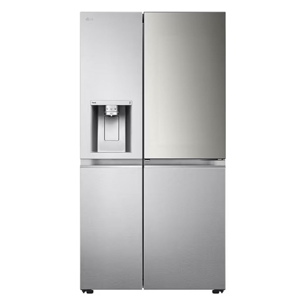 Lg 635Litres Side by Side Refrigerator With Insta View-Water Dispenser X267MSEW