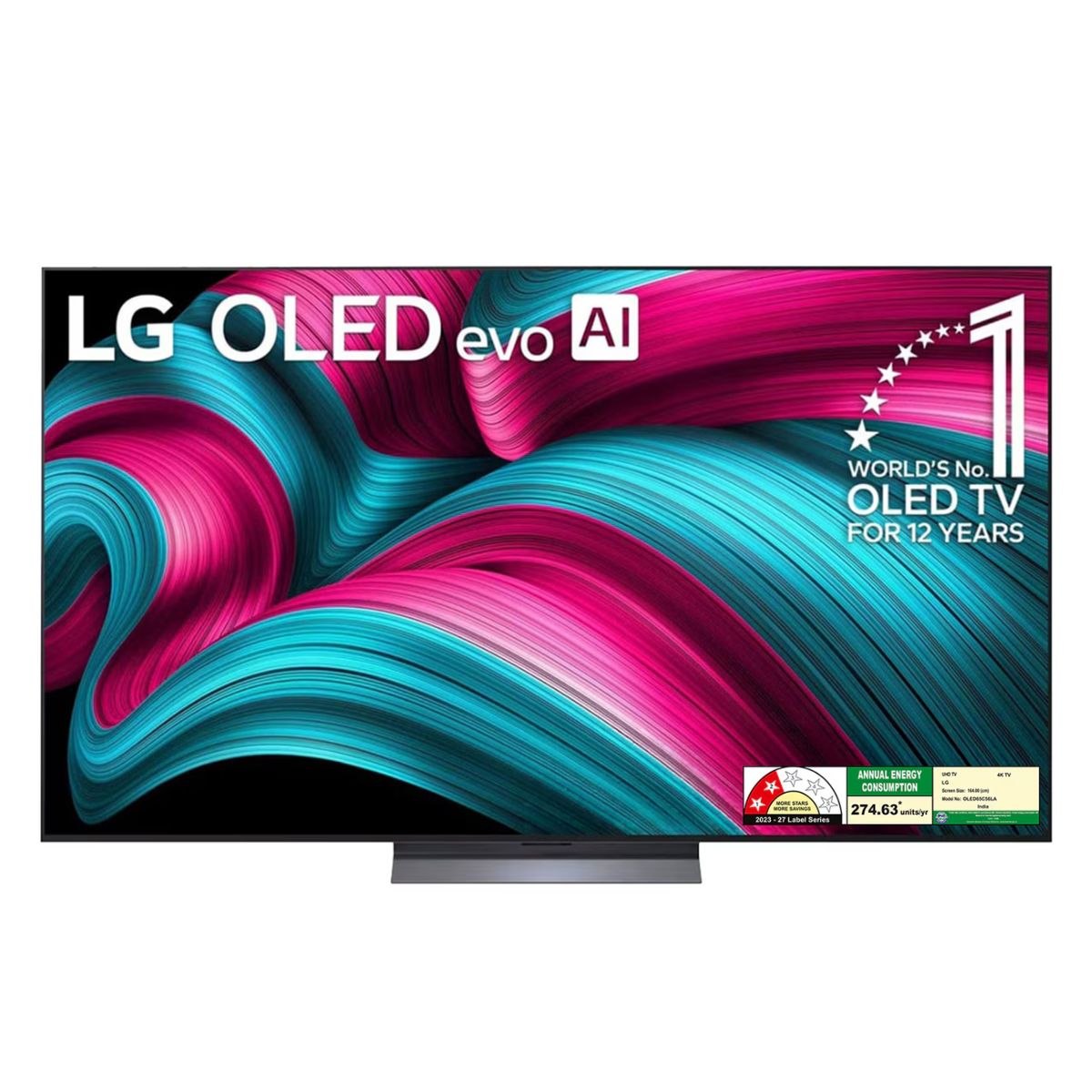 LG 65Inch OLED AI 4K Smart TV- VRR Up to 144Hz Voice Control webOS 25 OLED65C56LA