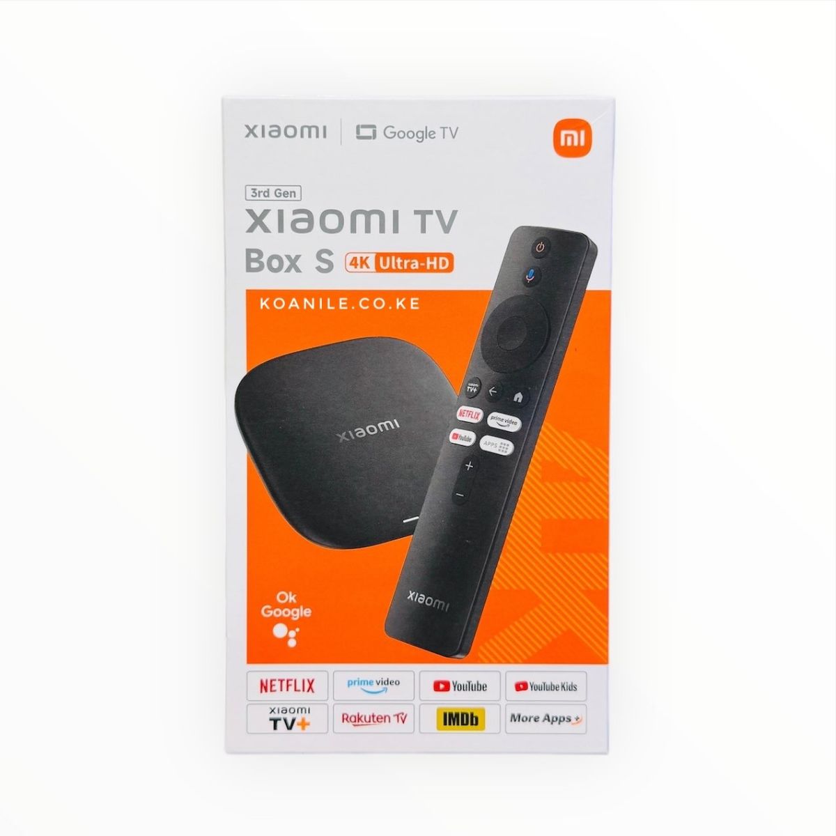 Xiaomi Mi TV Box s 4k 3rd Gen Dolby Atmos, Google TV, 4K Ultra HD Streaming