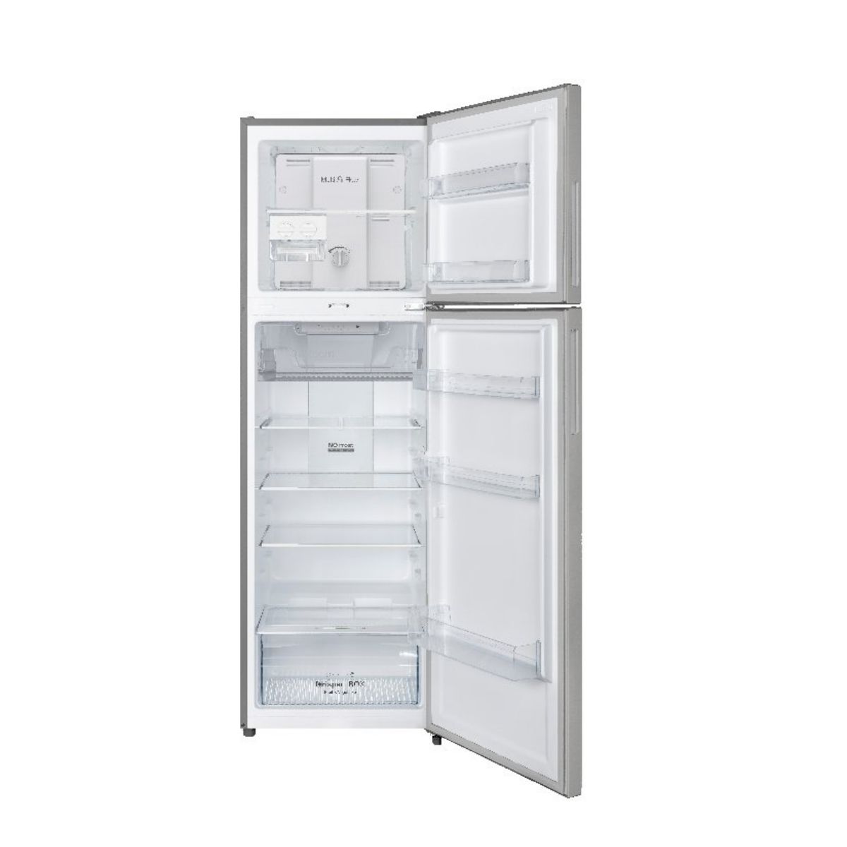 Mika Fridge, 255 Liters, Top mount Freezer No Frost MRDNF255XLBV
