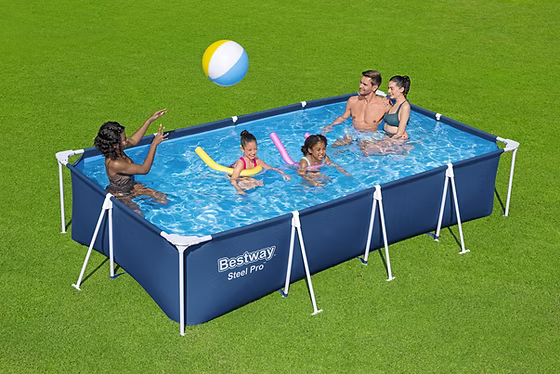 Bestway Steel Pro Kids Swimming Pool 3.05m x 1.83m x 56cm