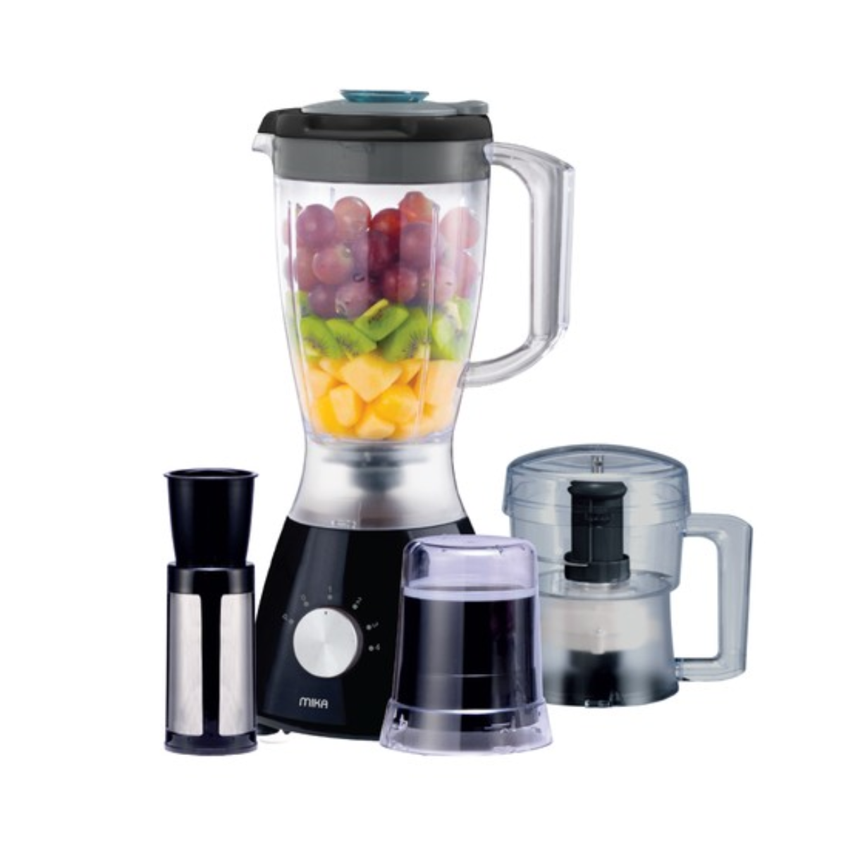 Mika 4 in 1 Blender with grinder, Chopper, Filter 400W-MBLR304B