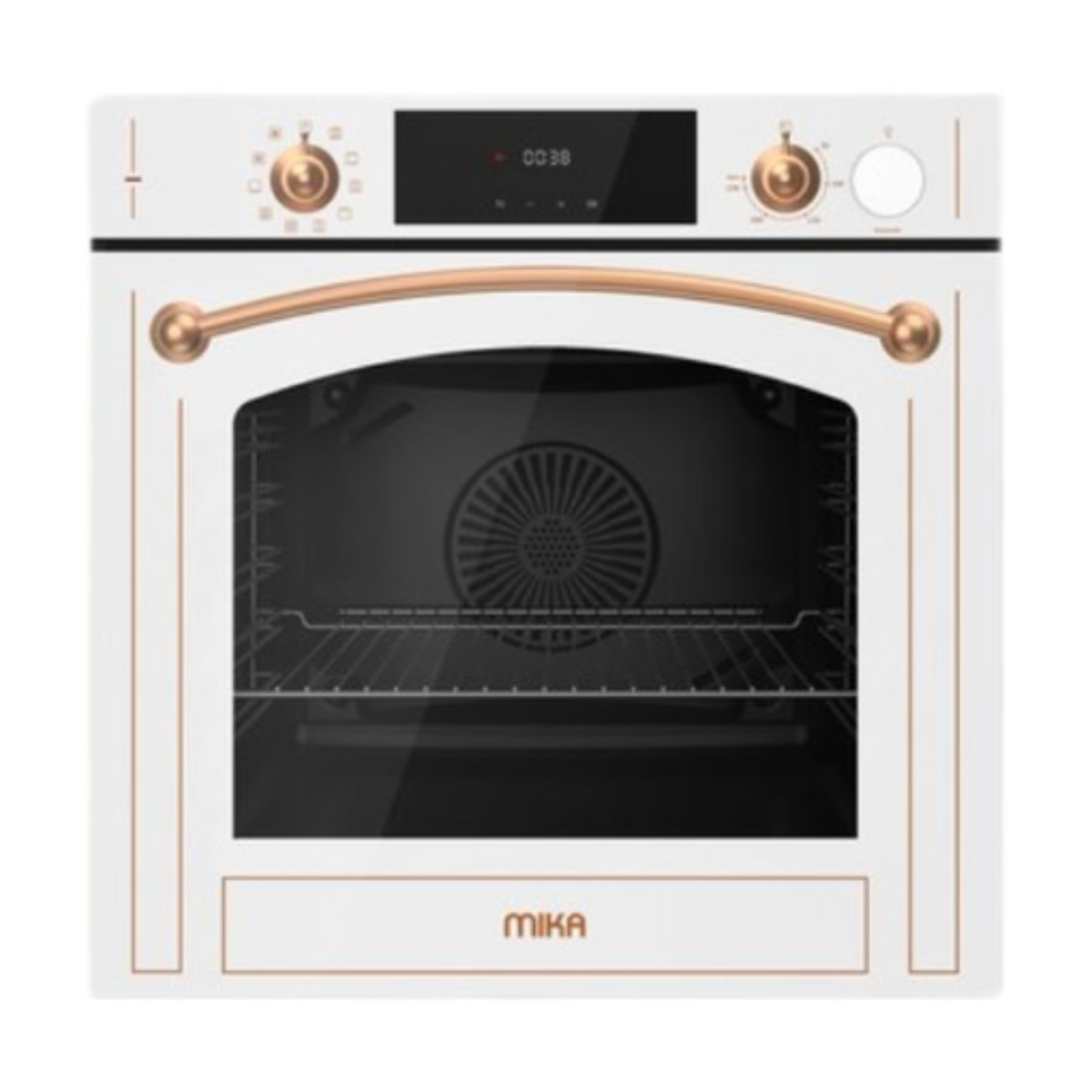 MIKA 60cm 73L Built-In Oven with SteamArt & FryArt– MBV15106FDWG