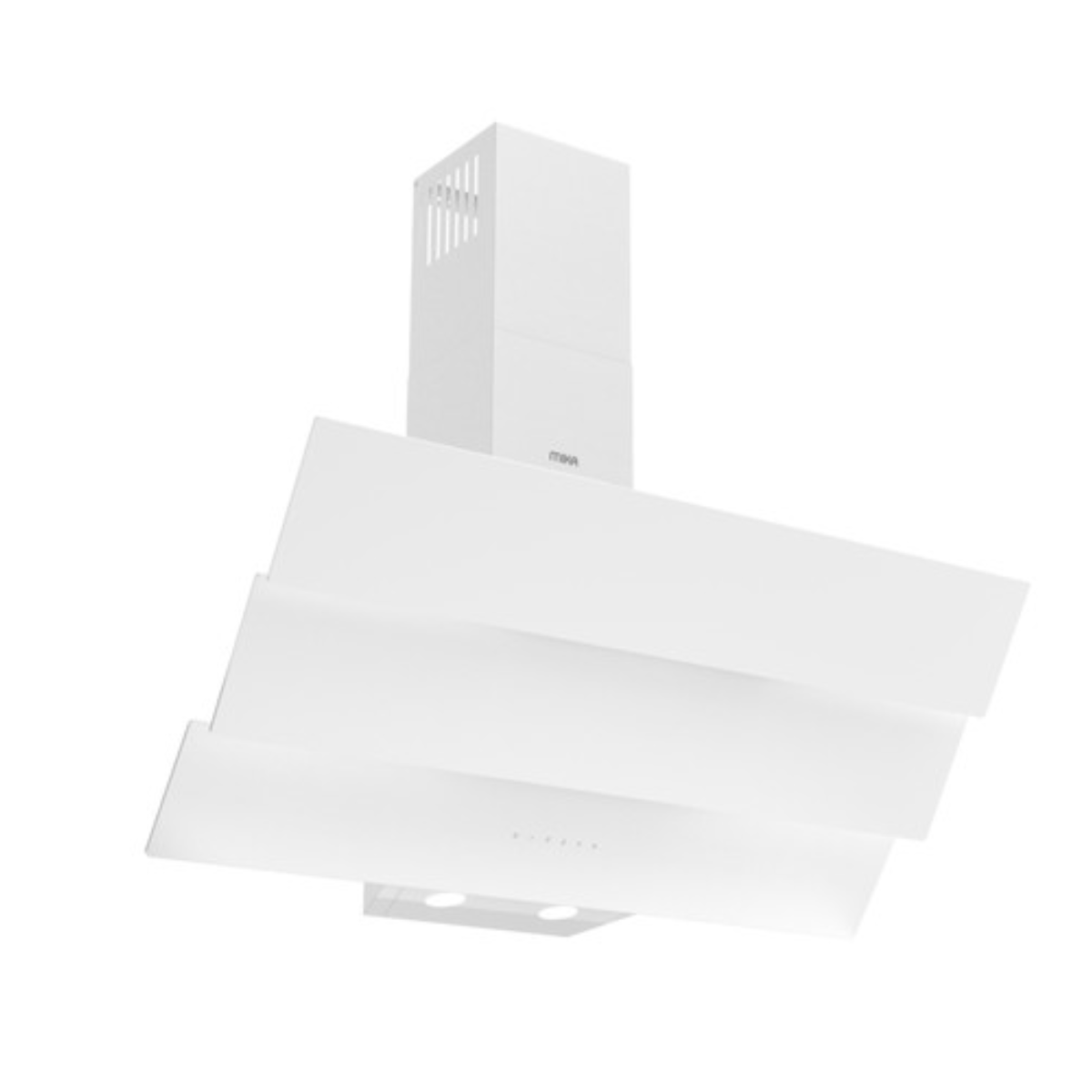 MIKA 90cm Angled Cooker Hood, Touch Control – MHA954T3GW
