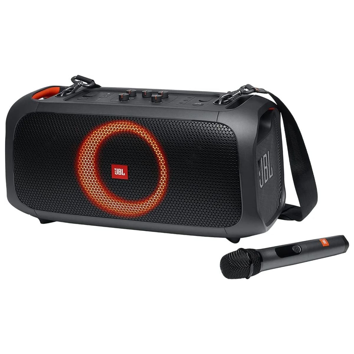 JBL PARTYBOX ON-THE-GO SPEAKER Bluetooth With Dynamic Light Show and Bass Boost (100 Watts)