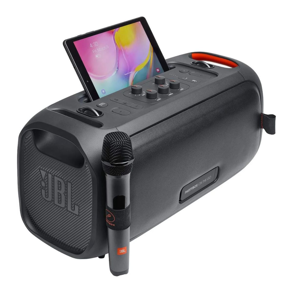 JBL PARTYBOX ON-THE-GO SPEAKER Bluetooth With Dynamic Light Show and Bass Boost (100 Watts)