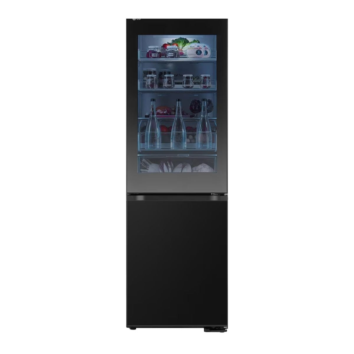LG 349L Bottom Freezer Refrigerator  InstaView GC-V459FSKW