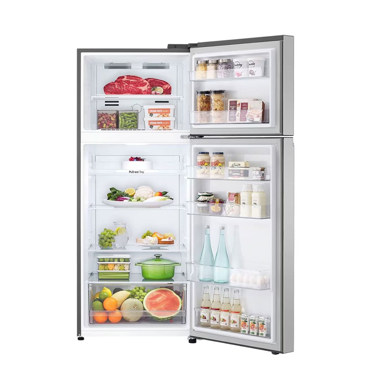 LG 375L Top Freezer Refrigerator Smart Inverter Compressor GN-B472PLMB