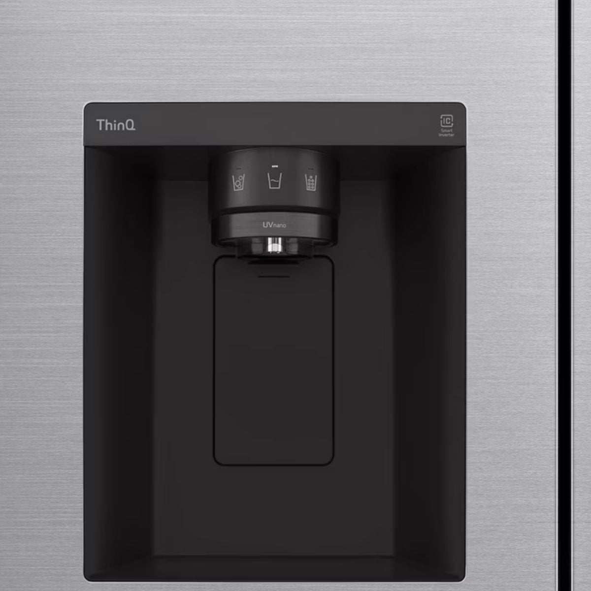 Lg 674Litres Side by Side Refrigerator with Water Dispenser Built-in Water Dispenser L257KLKW