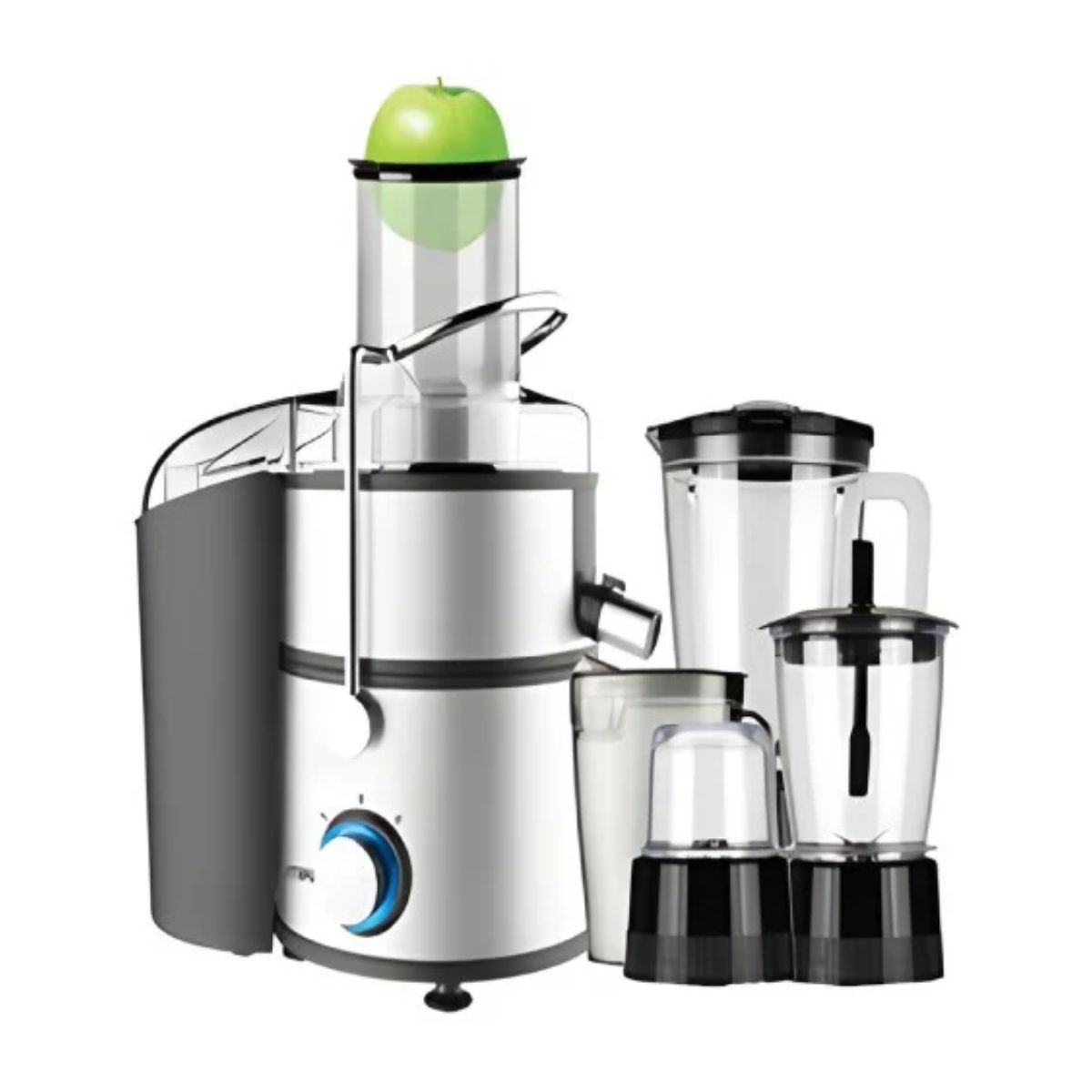 Mika 4 in 1 Stainless Steel Juice Maker, 800W Juicers MJR512X