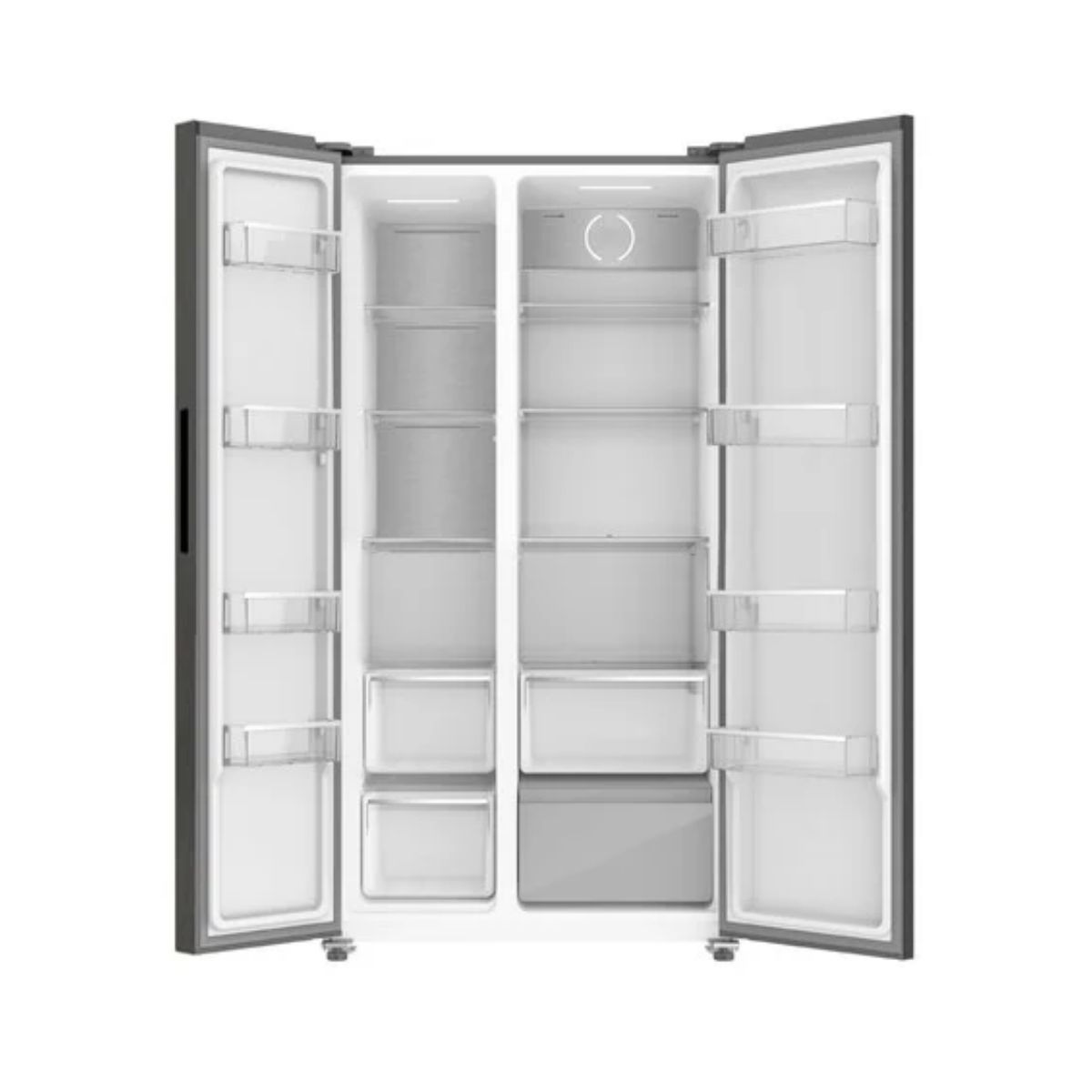 Mika 595l Regrigerator, 2 Door Side By Side, INVERTER Compressor, Water Dispenser, MRNF2D595GBV