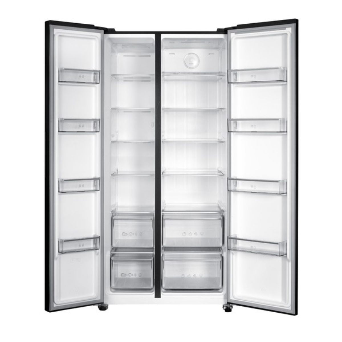 MIKA 683L Refrigerator, 2 Door Side By Side No Frost, Inverter Compressor MRNF2D683XLBV