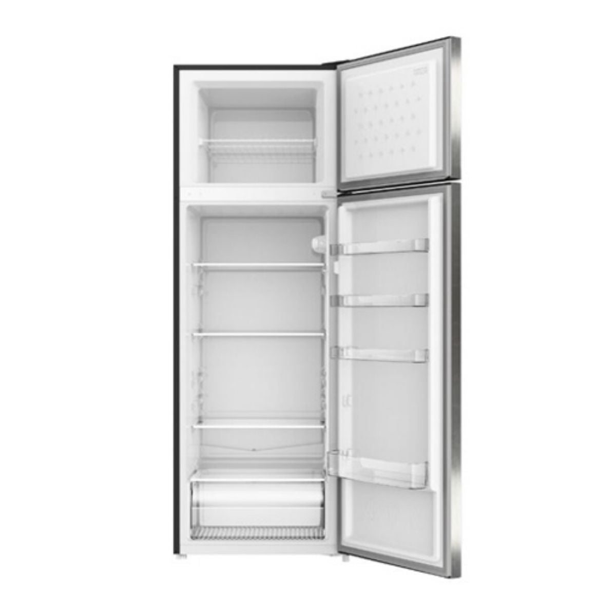 Mika 138 Liters 2-in-1 Convertible Refrigerator Double Door, Top Mount Freezer, Defrost MRDCD138XLB