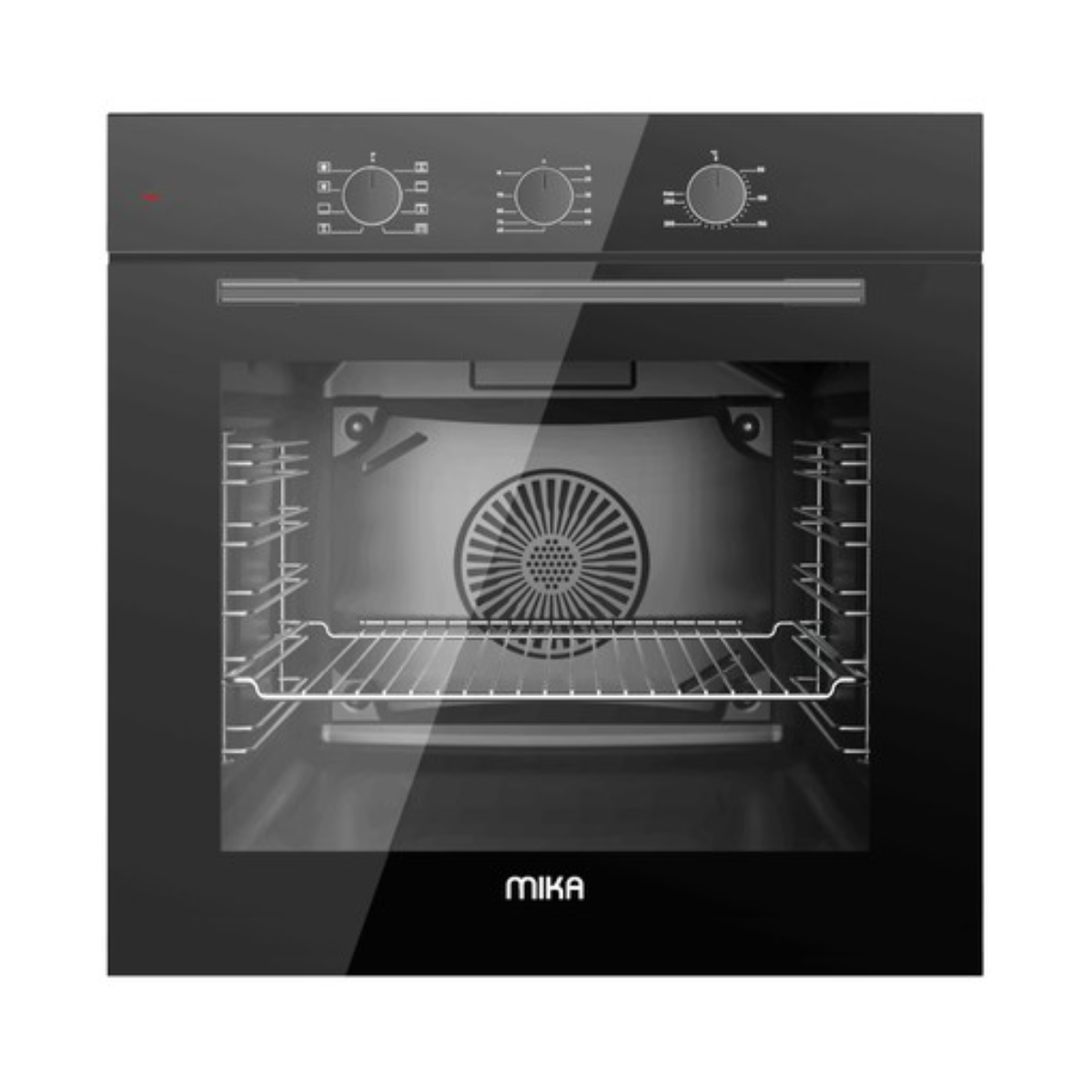 MIKA 60cm 73L Built-In Convection Oven with Grill & Rotisserie – MBV13081MBG