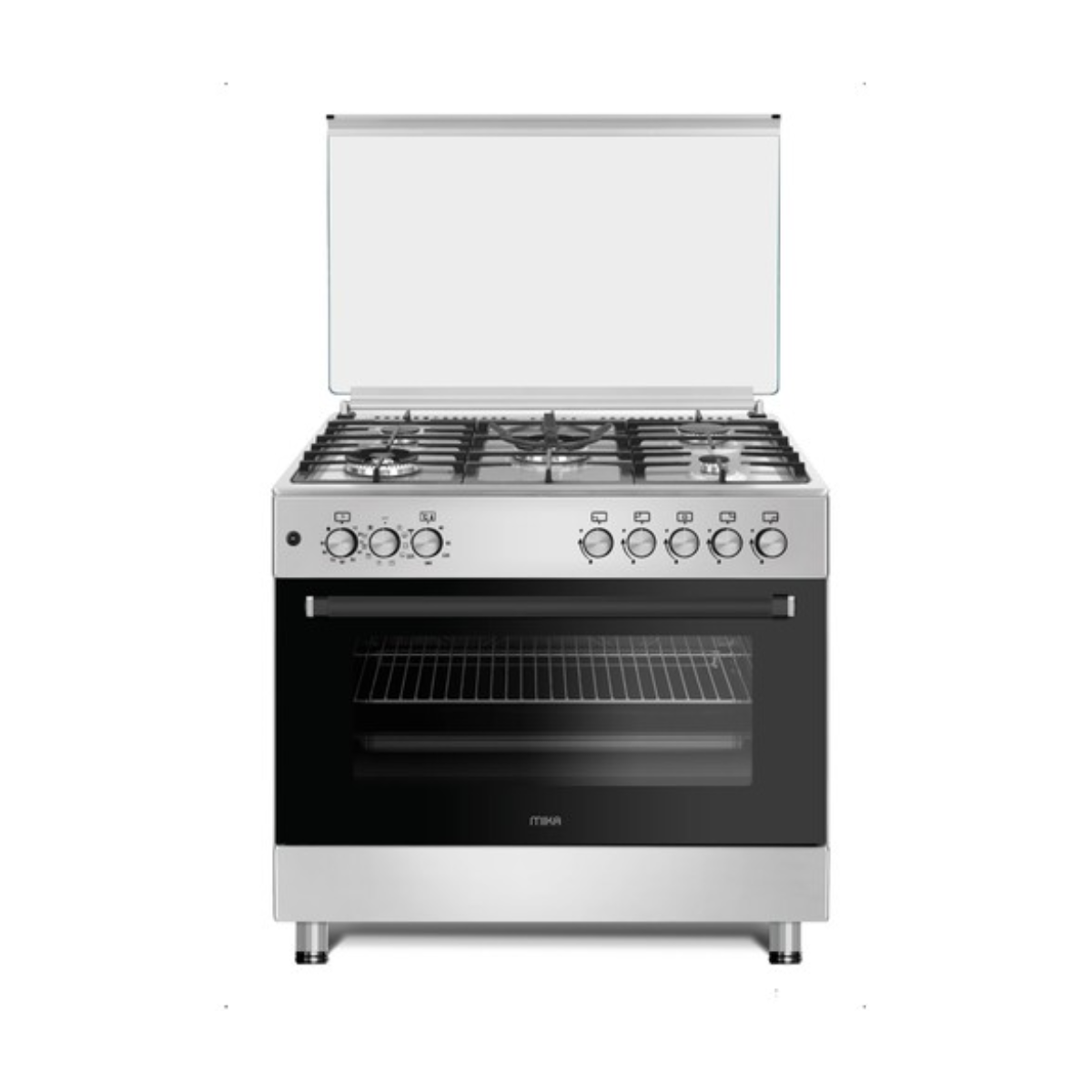 MIKA 90cm Five-Burner Cooker with Air Fry Oven – MST905G2WEF10HI