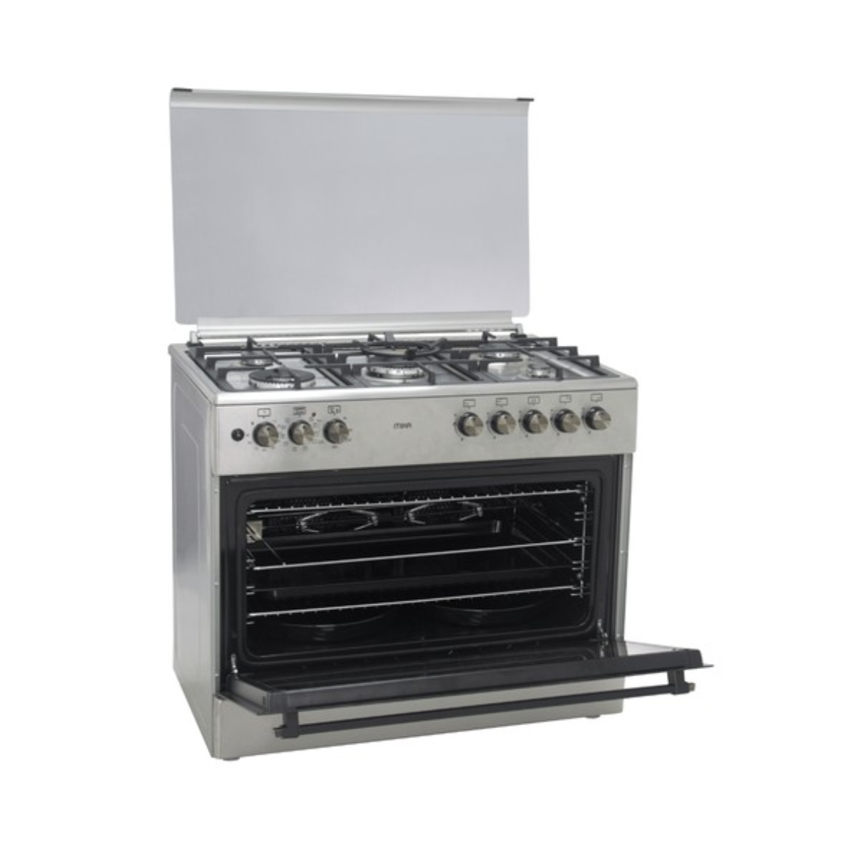 MIKA 90cm Five-Burner Cooker with Air Fry Oven – MST905G2WEF10HI