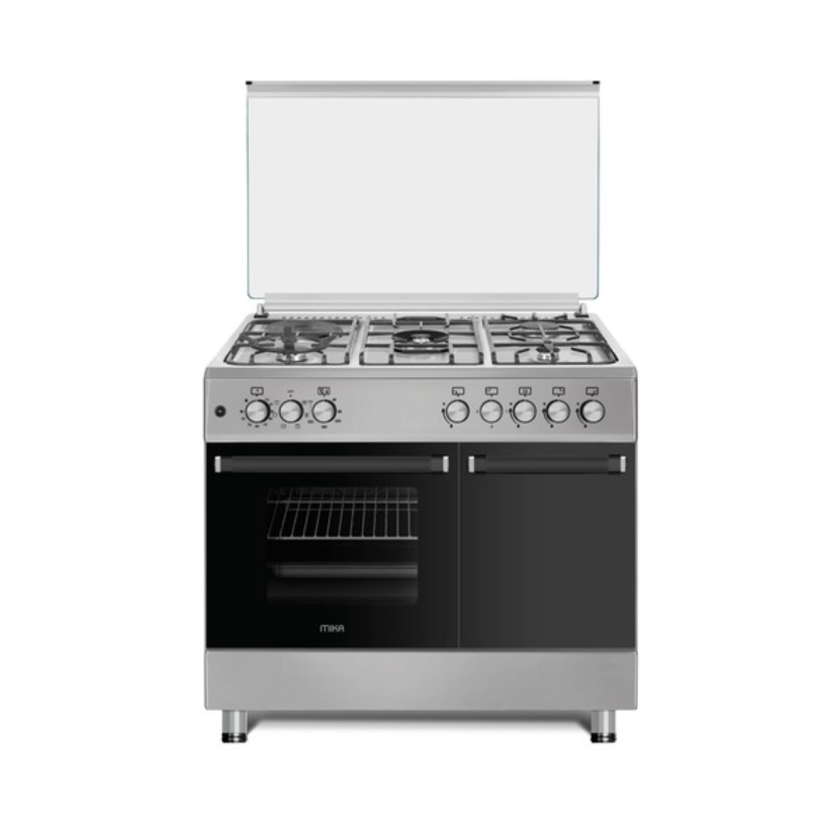 MIKA 90cm x 60cm Gas & Electric Cooker with Convection Oven – MST9041WEG6HI