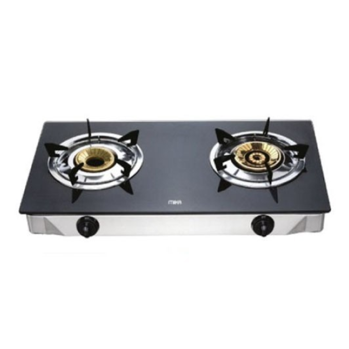 MIKA Double-Burner Glass-Top Gas Stove – MGS7102