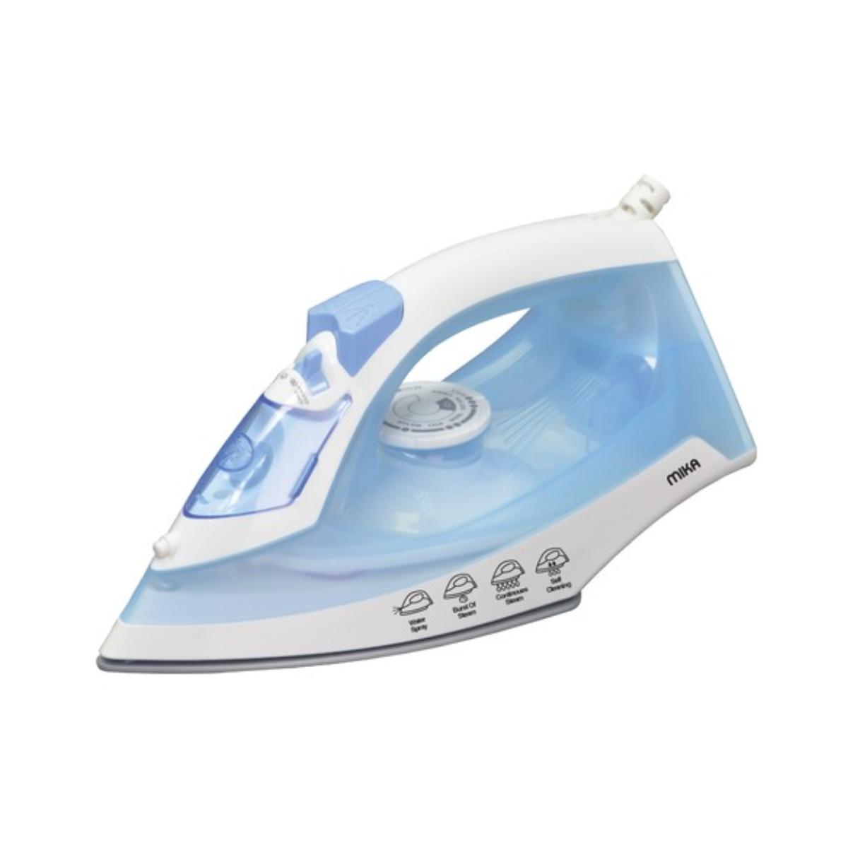 MIKA Non-Stick Soleplate Steam Iron – MIST3121N