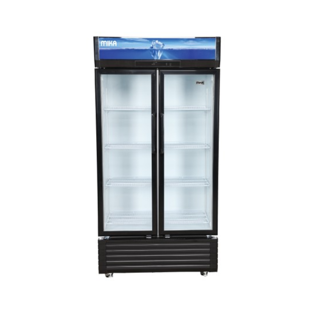 MIKA 620L Double-Door Showcase Chiller – MSCU2D6201BL