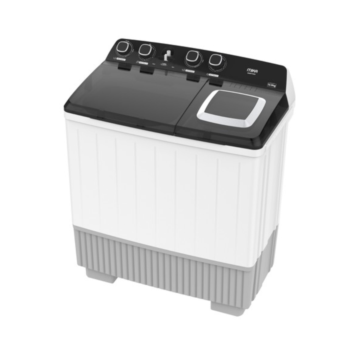 MIKA 12kg Semi-Automatic Twin-Tub Washing Machine – MWSTT2212