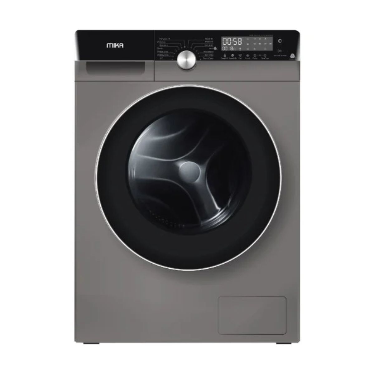 Mika Fully Automatic 10/7kg Washing Machine, Dryer and Washer Combo, Front Load MWAFCV33108DS