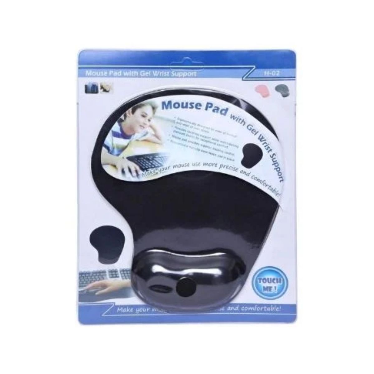 Mouse Pad with Gel Wrist Rest Support