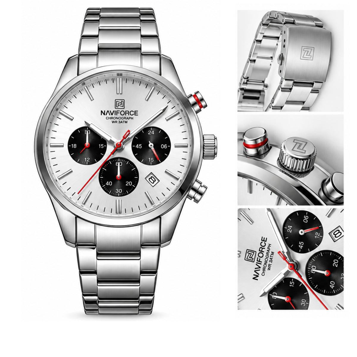 NAVIFORCE NF8076 Men Wrist Watch – Executive Chrono