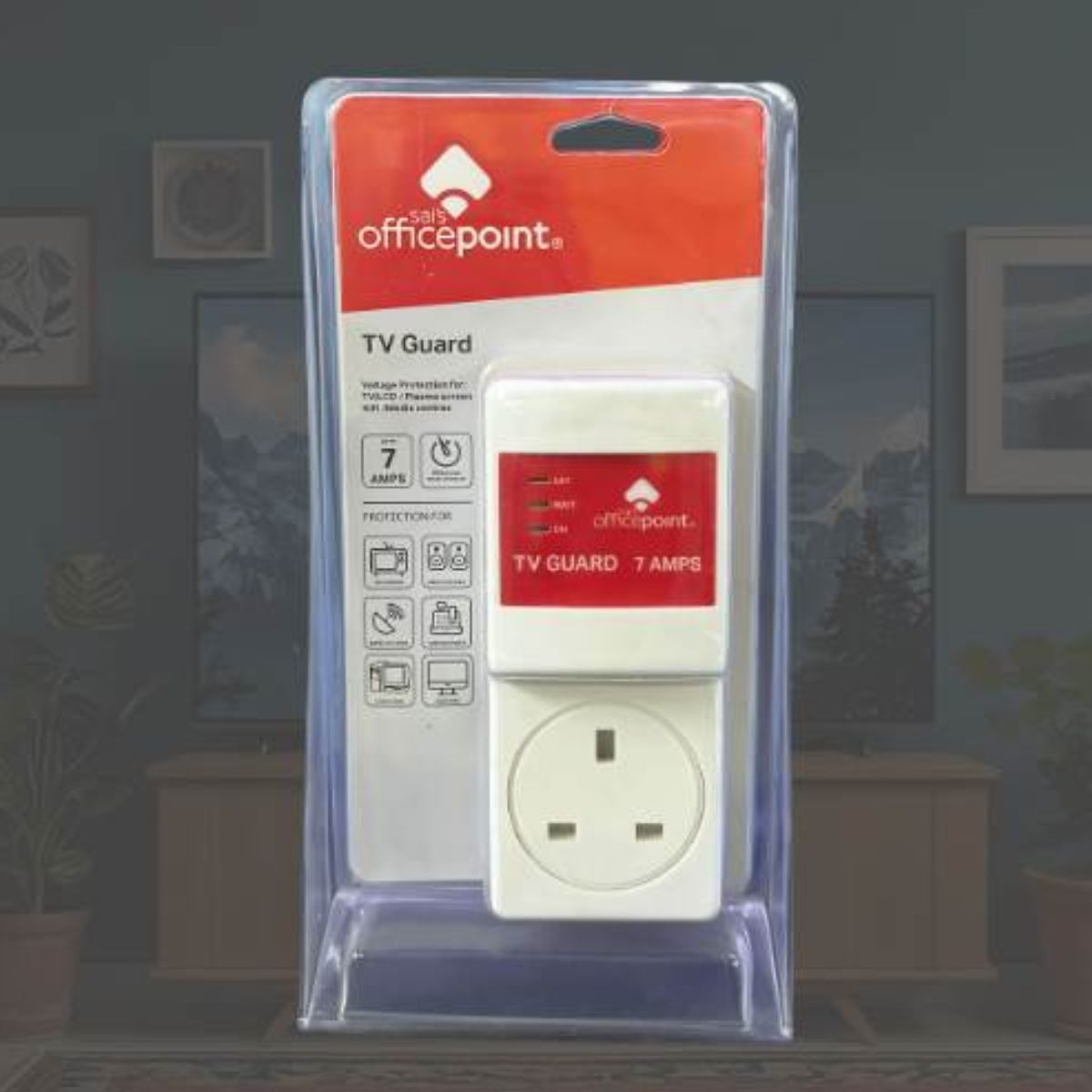 OfficePoint TV/Freezer/Cooler Guard 7 AMPS Voltage Protector