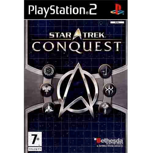 PS2 star trek conquest Game CD