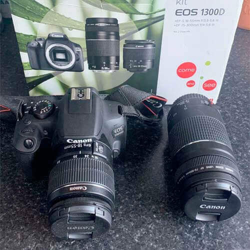 Canon EOS 1300D Double lens kit