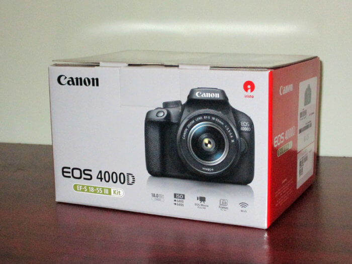 Canon EOS 4000D DSLR Camera With EF-S 18-55 Mm