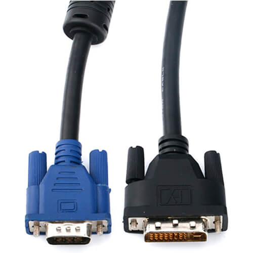 Crystal DVI Cable DVI 24+1 to VGA/M 1.5m