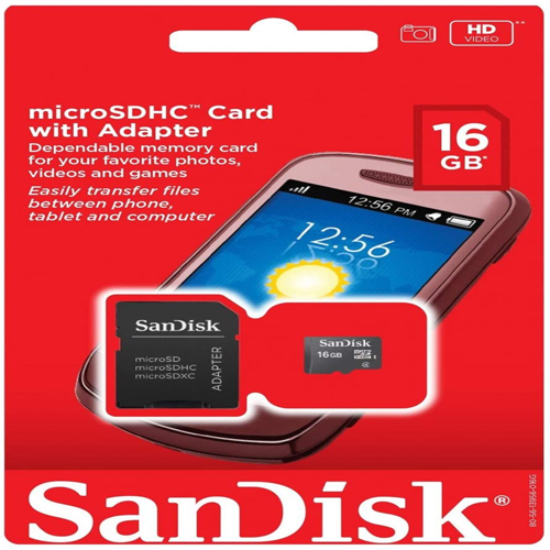 SanDisk 16GB microSD High Speed