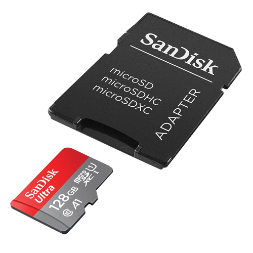 SanDisk Ultra 128GB , Class 10 80MBps