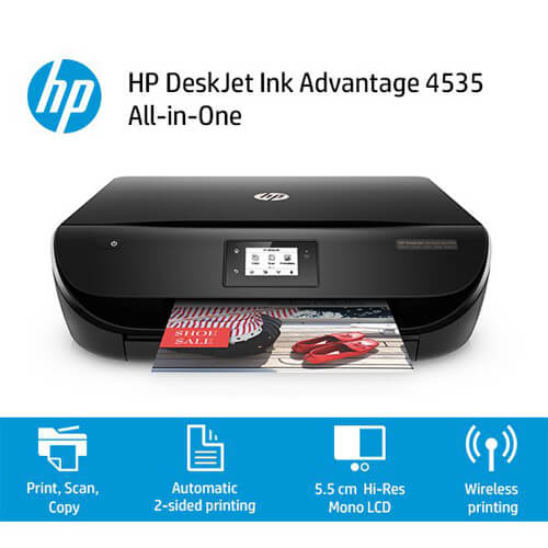 HP DeskJet 4535 All-in-One Printer Black