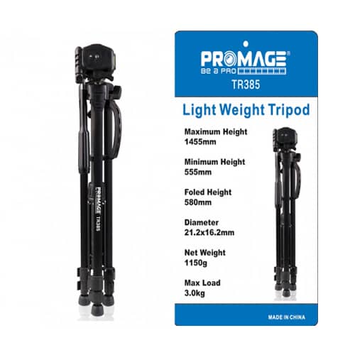 Promage TR 385 Light Weight Camera Tripod ,