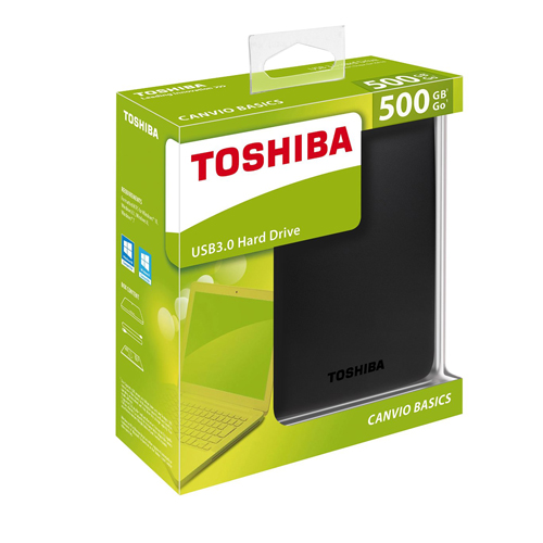 Toshiba External Hard Disc 500GB