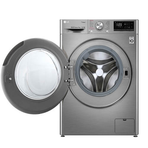 LG Front Load 9KG Washing Machine,(Silver)