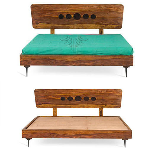 Sonic Bed Double Hard Wood Furniture (160M*2M) 